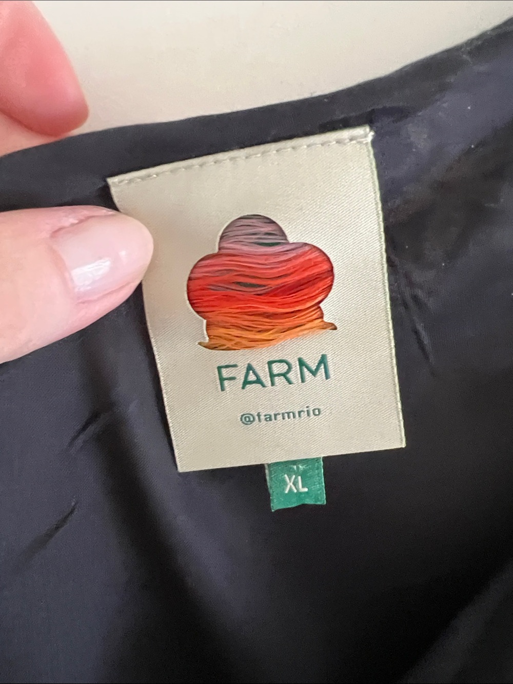 Farm Rio One-Shoulder Ruffle Hem Dress - Picture 3 of 6